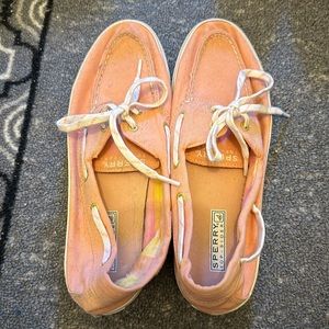 Gently worn Sperry Topsider canvas sneakers, size 9.5M